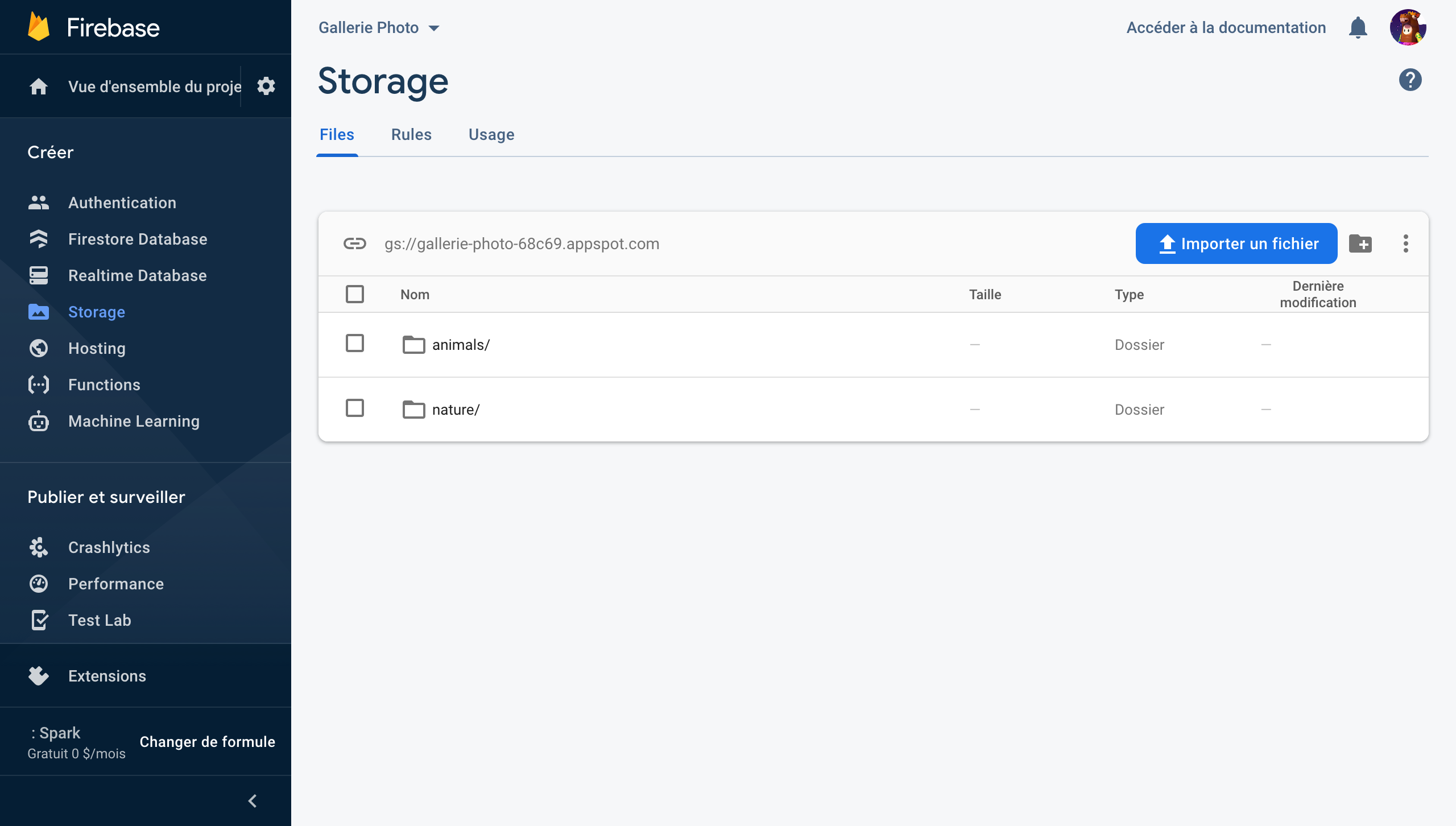 Gallery Storage Folder